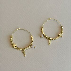 Seahorse Hoop Earrings R862